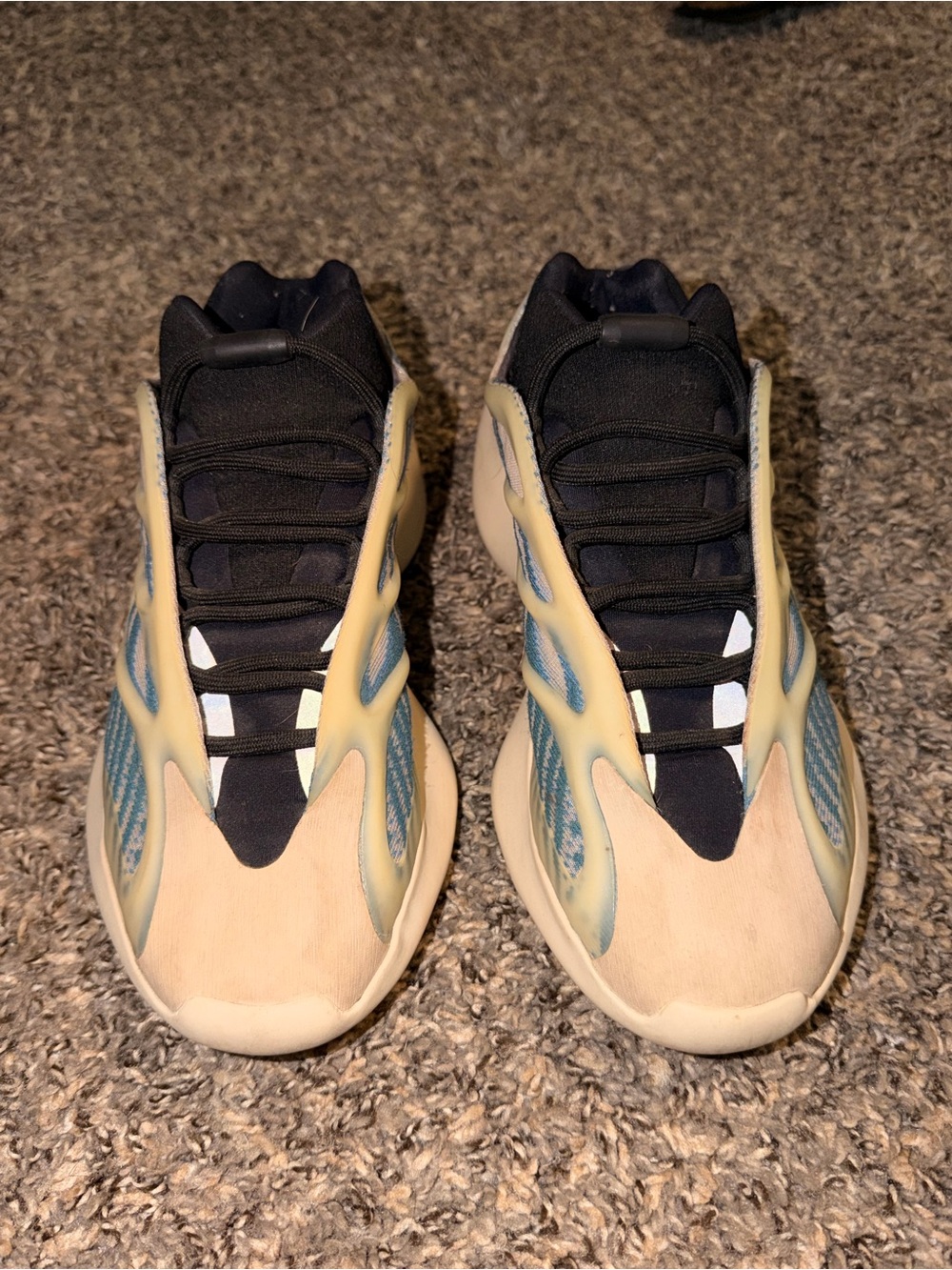 Women’s Beige and Black Fashion Sneakers